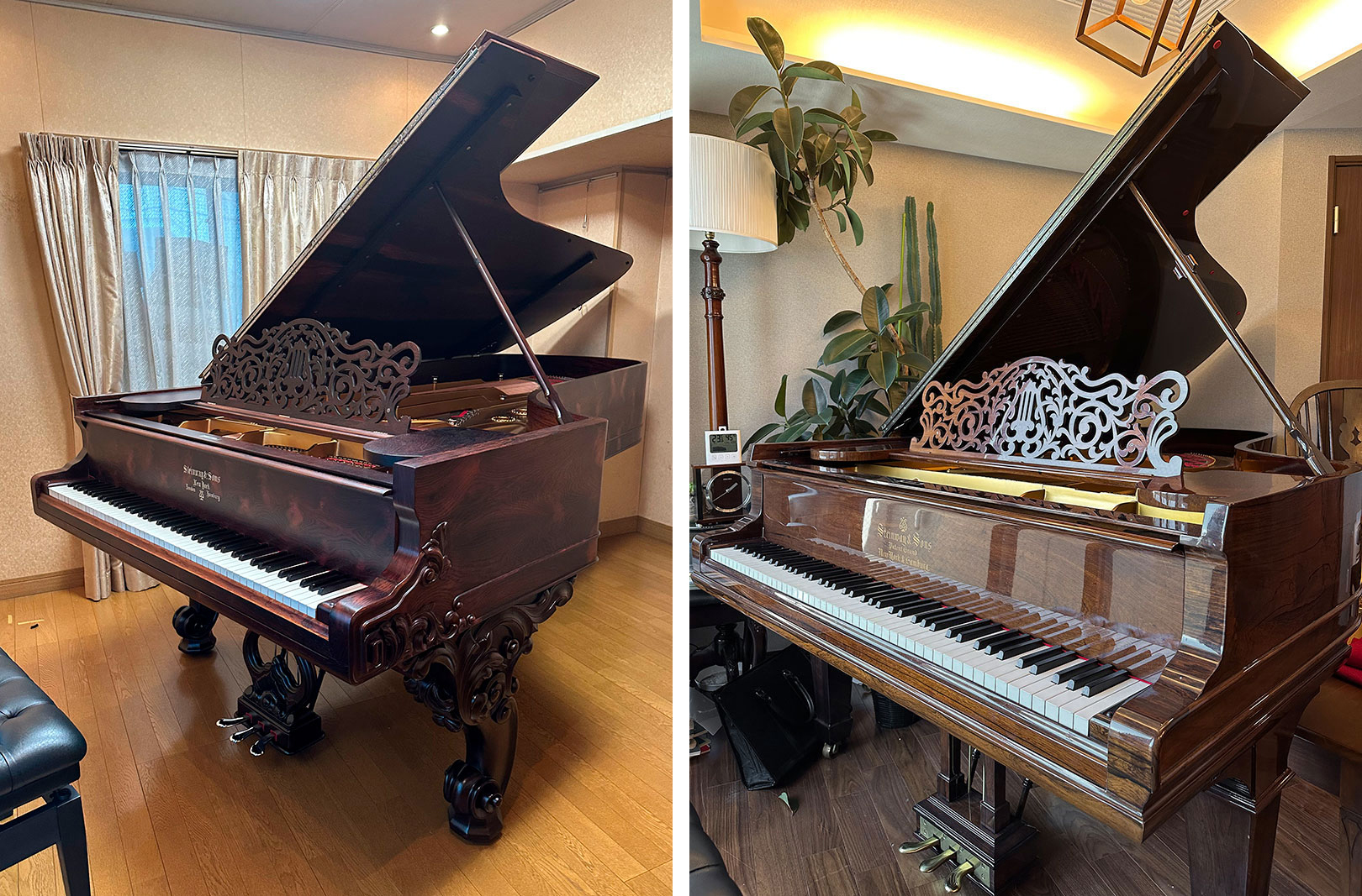 ニューヨーク・スタインウェイ フルコンサート・グランドピアノ 1877年製 アメリカ建国100周年記念モデル ニューヨーク・スタインウェイ モデル B-211(1904年製)